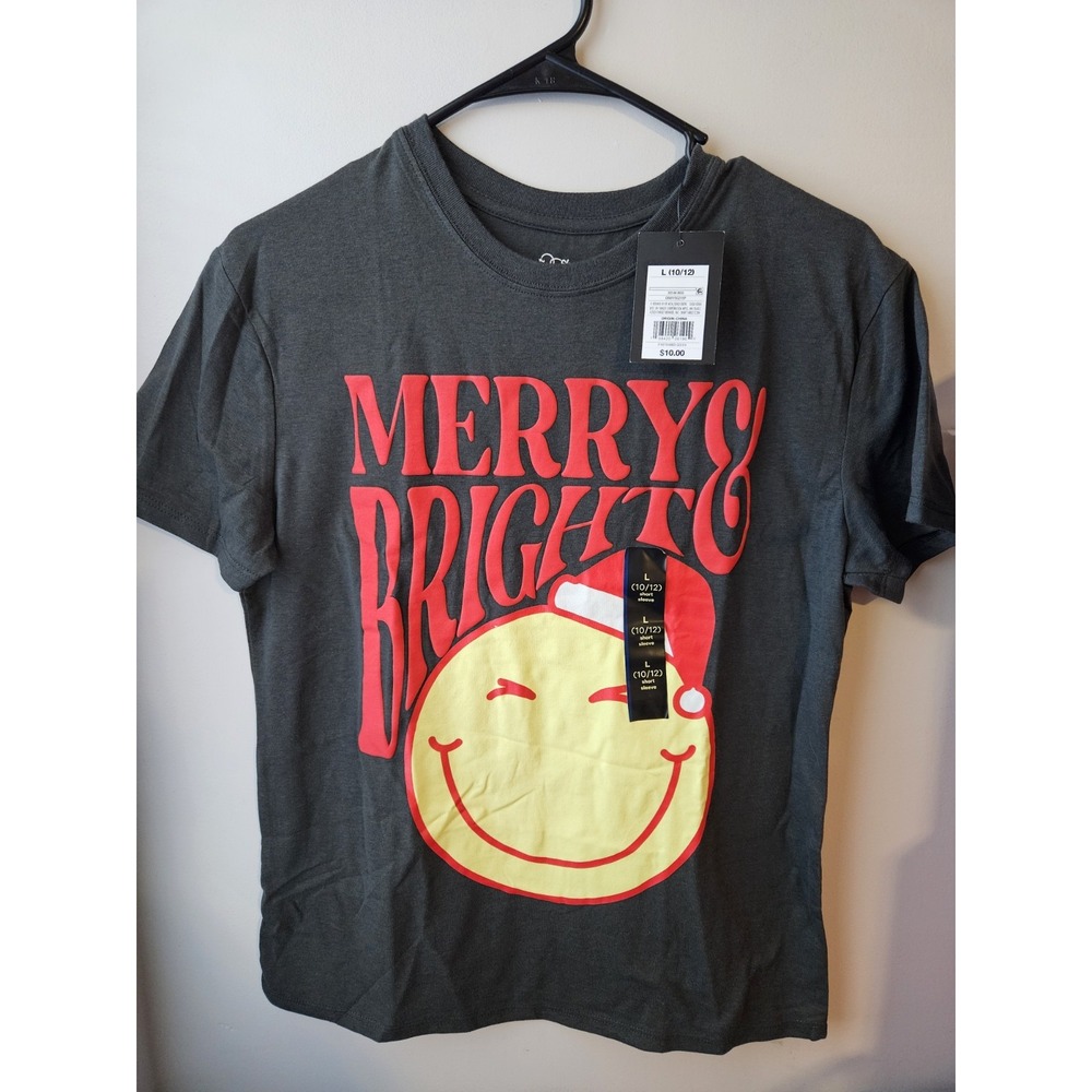 MERRY‎ & BRIGHT Kids Tee – Size L (10/12)